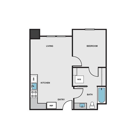 A3E Floor Plan at Eleanor H16 Apartments